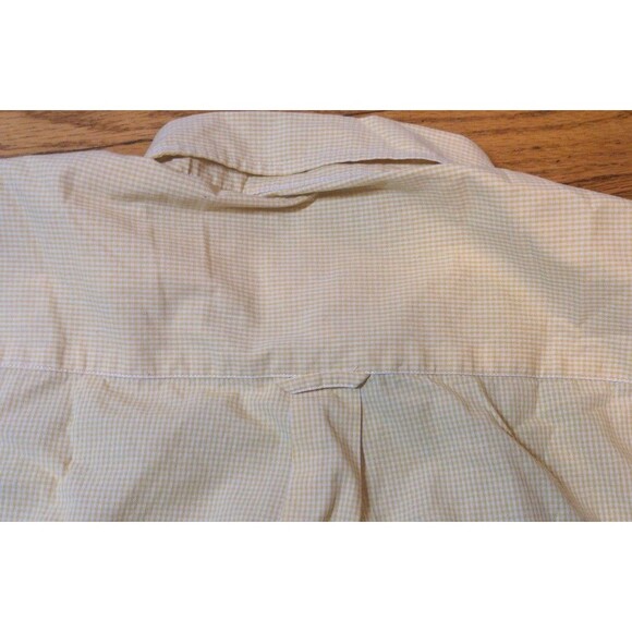 Biscayne Bay Men's Big & Tall Long Sleeve Checkered Yellow Fishing Shirt 2XLT - Picture 8 of 8